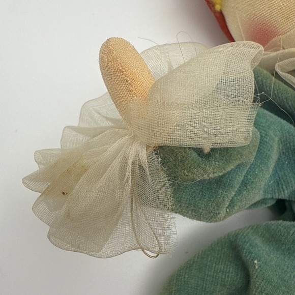 Christmas Elf Jester Vintage Folk Art Shelf Sitter Holiday Poseable 9" Tall - Picture 4 of 16